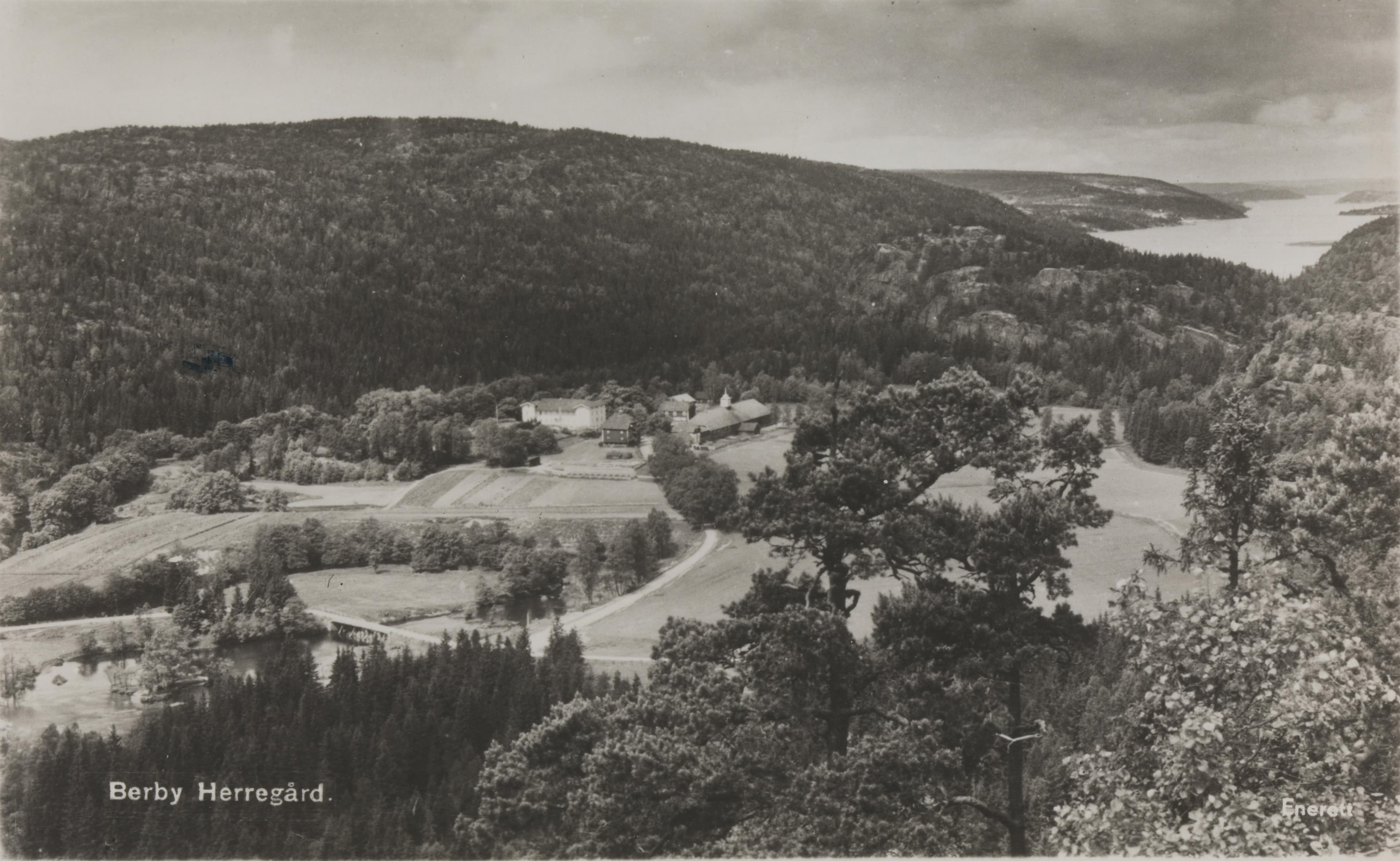 Berby Herregård i Idd, Halden, fotografert 1930–1935